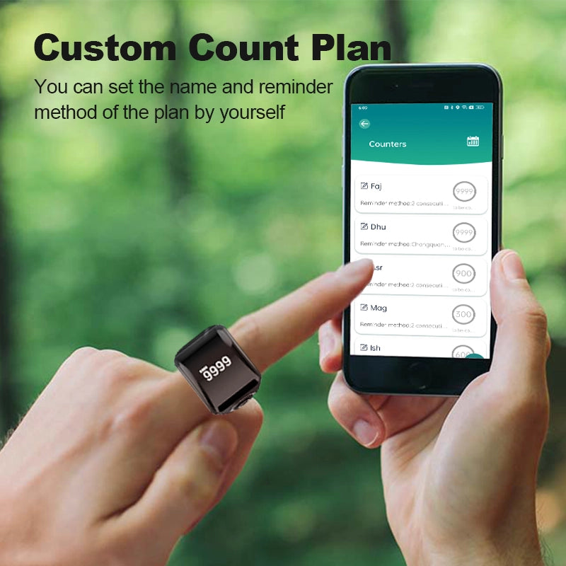 Equantu Zikr Ring Lite (QB702 Lite) - Lightweight Smart Prayer Ring