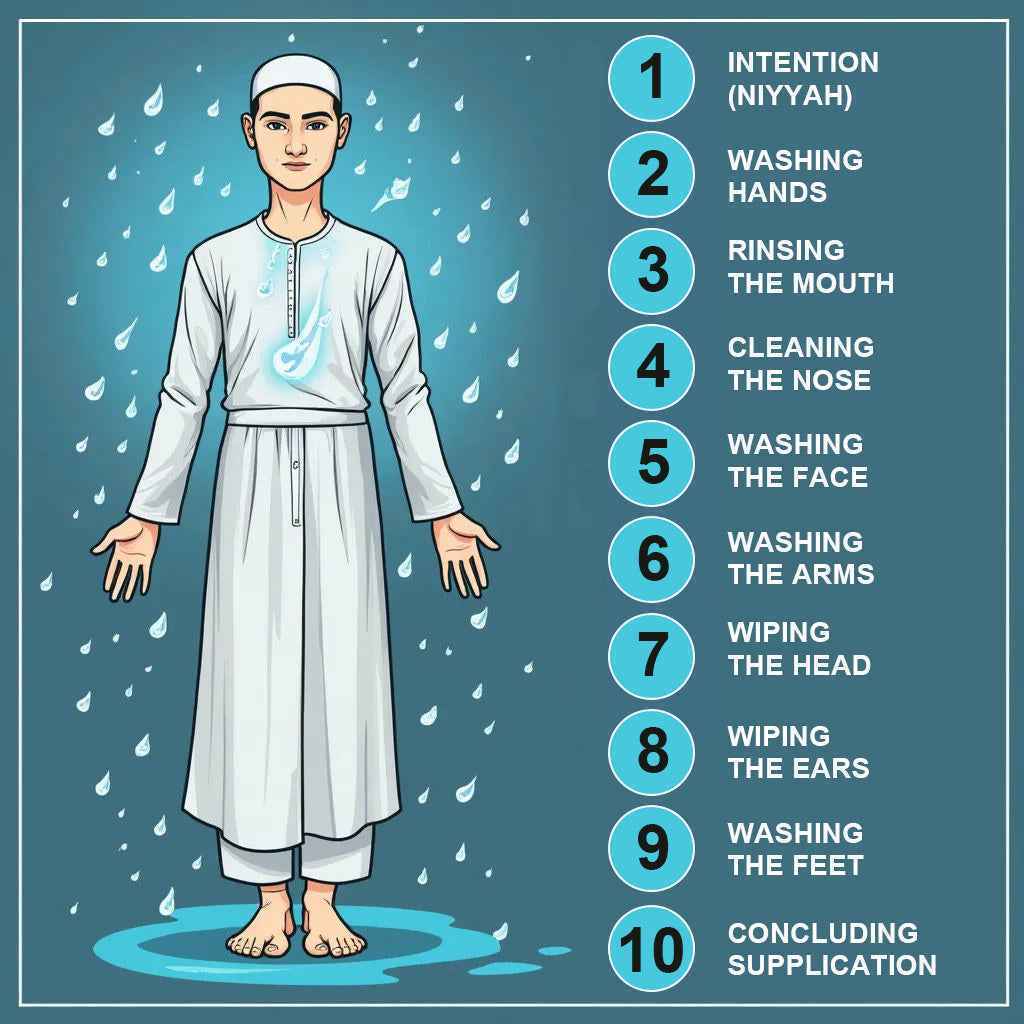 Wudu Ritual Revit Wudu The Islamic Purification Ritual Before Prayer - Equantulife ...