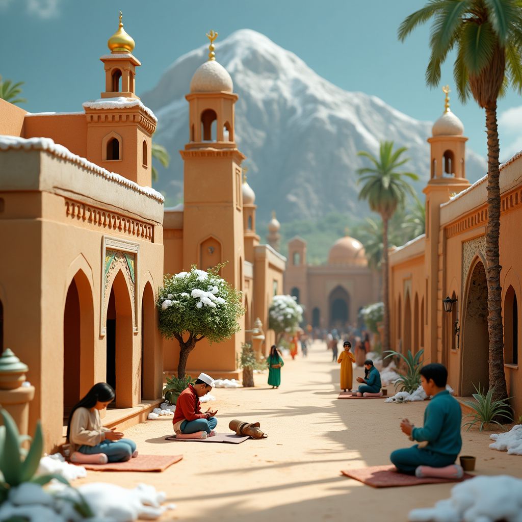 Muslime Muslim Prayer Practices Around the World Cultural Variations ...