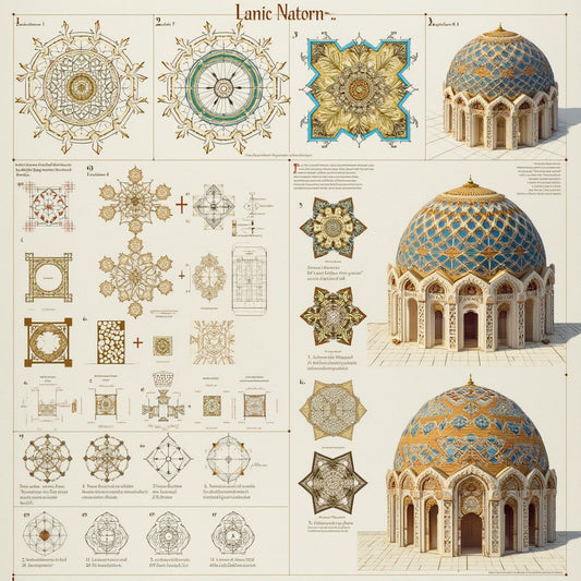 Pola Geometris dan Kaligrafi dalam Bangunan Islam Geometri Suci dan Kata-kata Ilahi - Equantulife