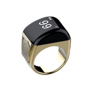 Equantu Plastic Zikr ring Tasbih ring QB702 Lite with App-Control Qibla Counter Prayer Reminder