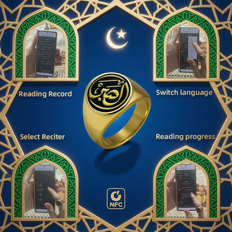 Ayah Ring - Smart NFC Quran Ring for Daily Prayer - Equantulife