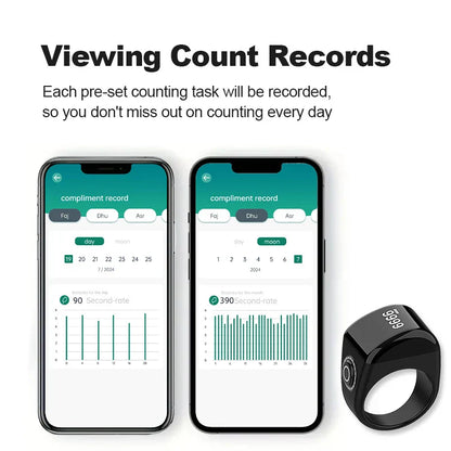 خاتم الصلاة الذكي إكوانتو زيكر لايت (QB702 لايت) - خفيف الوزن