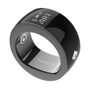 Muslim SQ668 Zikr Smart Counter Tasbih Ring with Finger Counter and Prayer Time Alert App Controlled Alarm Clock