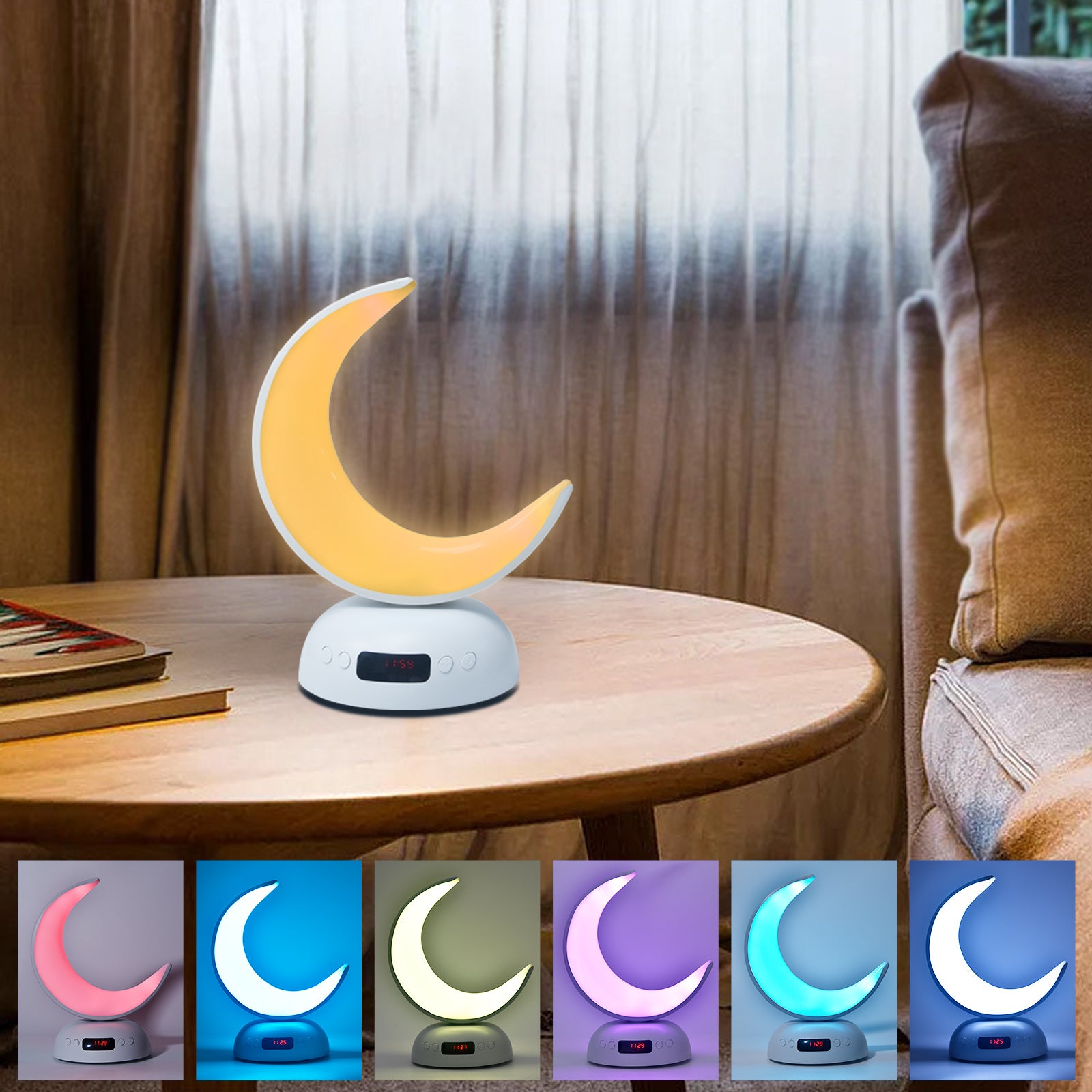 Equantu- SQ902 Colorful Moon Lamp Quran Speaker