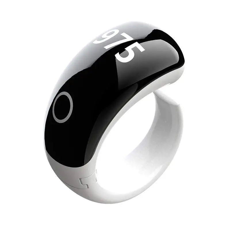 Equantu SQ976 Zikr Ring - Smart Zikr Ring for Mindfulness and Meditation - Stardust White - Zikr Ring