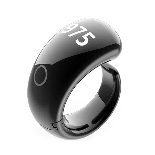 Equantu SQ976 Zikr Ring - Smart Zikr Ring for Mindfulness and Meditation - Eclipse Black - Zikr Ring