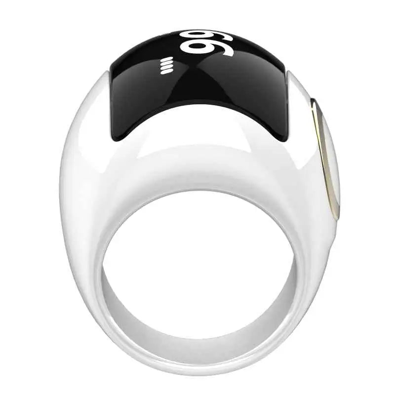 Equantu Zikr Ring Ceramic (QB709) - Premium Smart Prayer Ring - Tasbeeh ring