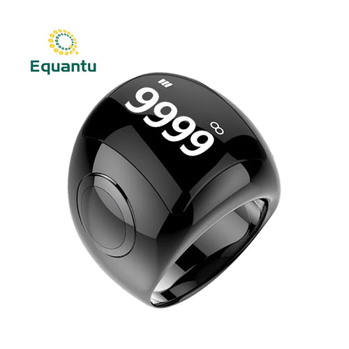 Equantu Zikr Ring Ceramic (QB709) - Premium Smart Prayer Ring - Tasbeeh ring