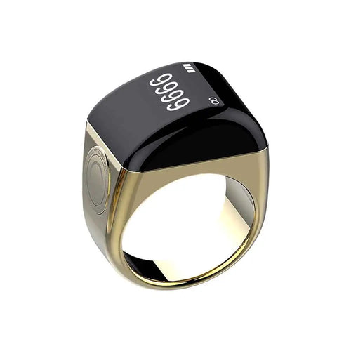Equantu Zikr Ring - Premium Zinc Alloy Smart Prayer Ring (QB702) - Tasbih ring