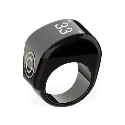 Equantu Zikr Ring - Premium Zinc Alloy Smart Prayer Ring (QB702) - Tasbih ring