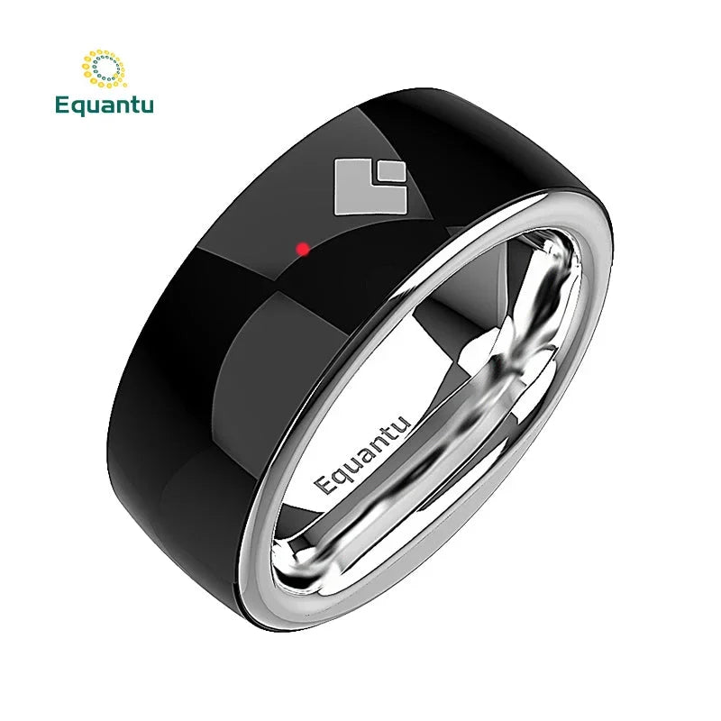 Equantu Zikr Ring Pure (QB708) - Minimalist Smart Prayer Ring - Zikr Ring