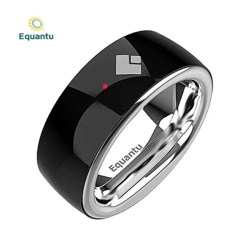 Equantu Zikr Ring Pure (QB708) - Minimalist Smart Prayer Ring - Equantulife