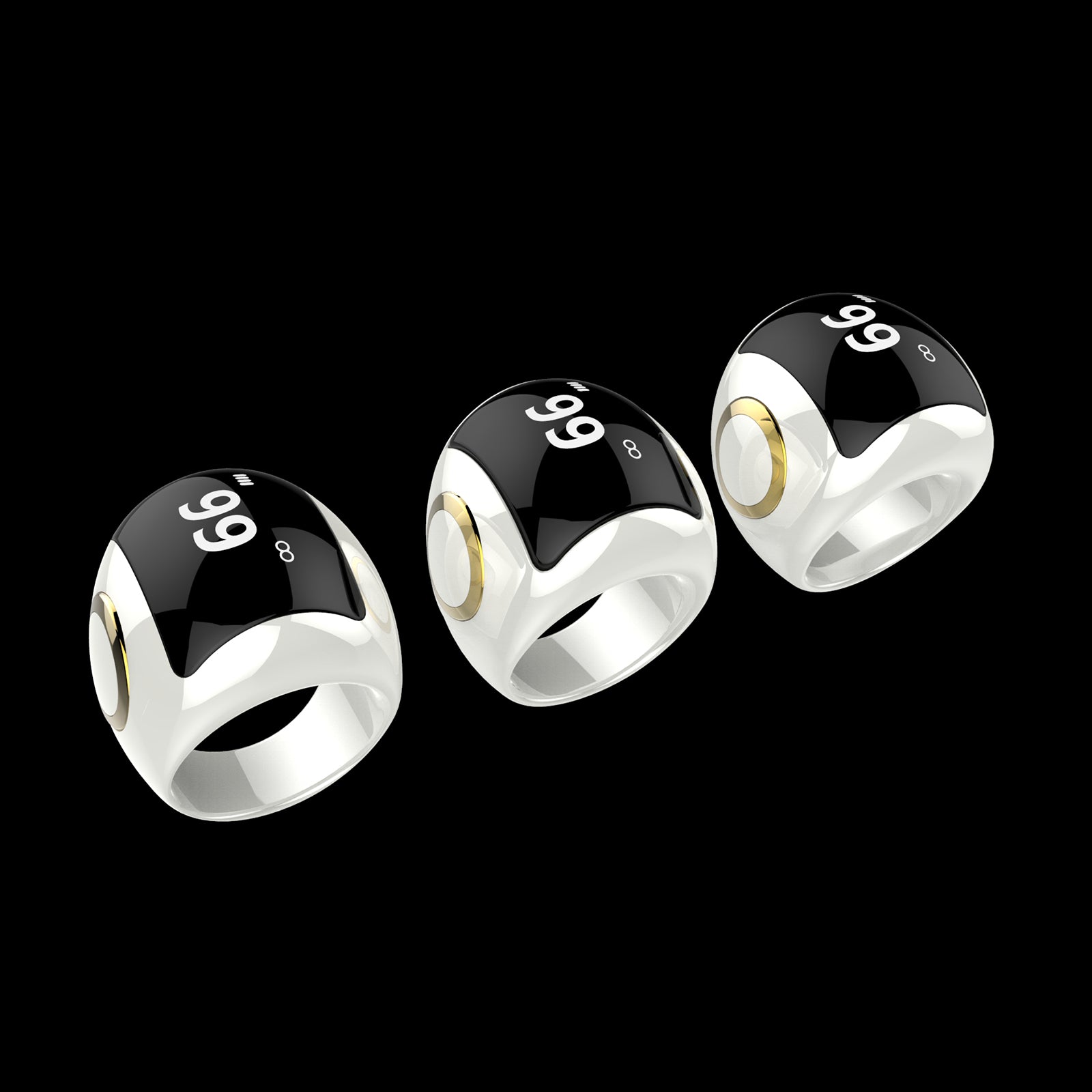 Equantu-World's First Luxury Ceramic Tasbih Smart Ring QB709