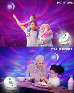 Star Galaxy Projector Night Light For Room Quran Speaker Baby Sleep Aid